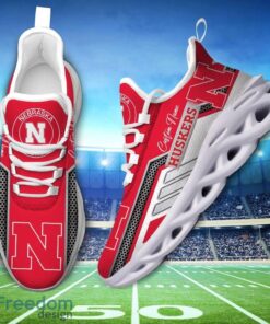 Custom Name Nebraska Cornhuskers NCAA Max Soul Shoes Sneakers Personalized Shoes For Fans Product Photo 2