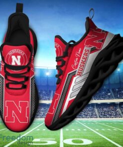 Custom Name Nebraska Cornhuskers NCAA Max Soul Shoes Sneakers Personalized Shoes For Fans Product Photo 3