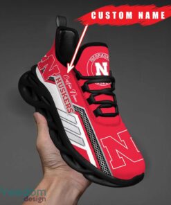 Custom Name Nebraska Cornhuskers NCAA Max Soul Shoes Sneakers Personalized Shoes For Fans