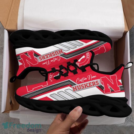 Custom Name Nebraska Cornhuskers NCAA Max Soul Shoes Sneakers Personalized Shoes For Fans Product Photo 4