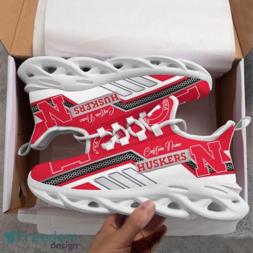 Custom Name Nebraska Cornhuskers NCAA Max Soul Shoes Sneakers Personalized Shoes For Fans Product Photo 5