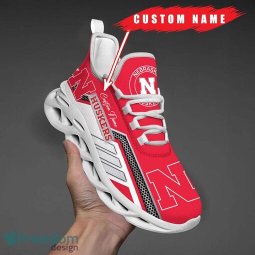 Custom Name Nebraska Cornhuskers NCAA Max Soul Shoes Sneakers Personalized Shoes For Fans Product Photo 6