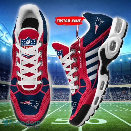 Custom Name New England Patriots Personalized Name Gift Air Cushion Sports Shoes TN Shoes Custom For Fans Product Photo 2