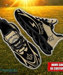 Custom Name New Orleans Saints NFL Max Soul Shoes Personalized Sneakers For Fans