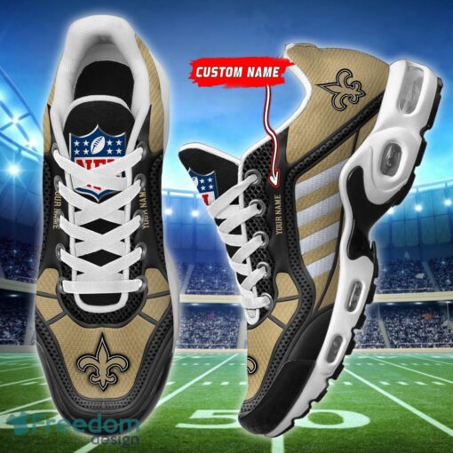 Custom Name New Orleans Saints Personalized Name Gift Air Cushion Sports Shoes TN Shoes Custom For Fans Product Photo 2