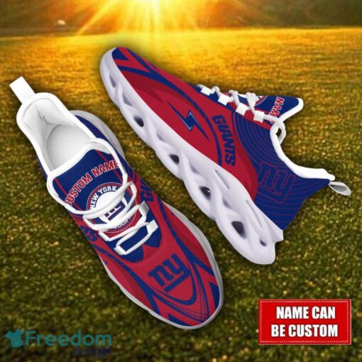 Custom Name New York Giants NFL Max Soul Shoes Personalized Sneakers For Fans Product Photo 2