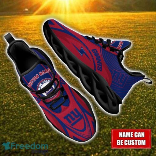 Custom Name New York Giants NFL Max Soul Shoes Personalized Sneakers For Fans Product Photo 1