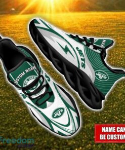 Custom Name New York Jets NFL Max Soul Shoes Personalized Sneakers For Fans