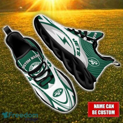 Custom Name New York Jets NFL Max Soul Shoes Personalized Sneakers For Fans Product Photo 1