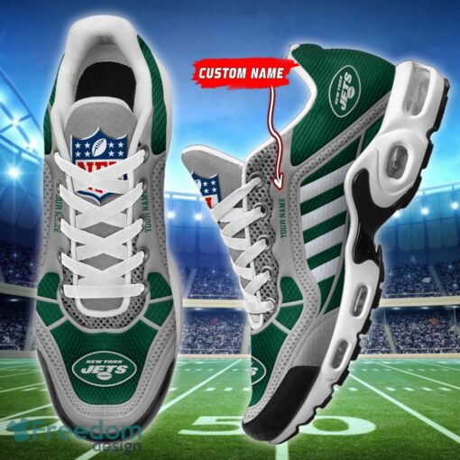 Custom Name New York Jets Personalized Name Gift Air Cushion Sports Shoes TN Shoes Custom For Fans Product Photo 2