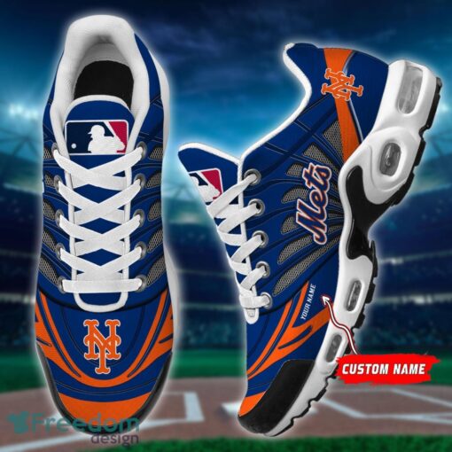 Custom Name New York Mets Personalized Name Gift Air Cushion Sports Shoes TN Shoes Custom For Fans Product Photo 2