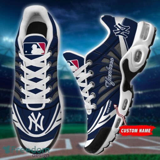 Custom Name New York Yankees Personalized Name Gift Air Cushion Sports Shoes TN Shoes Custom For Fans Product Photo 2