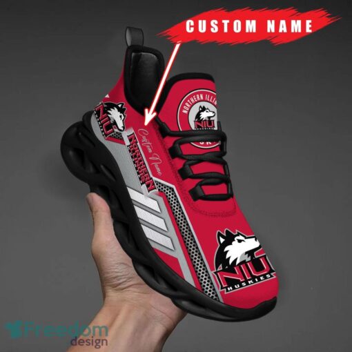 Custom Name Northern Illinois Huskies NCAA Max Soul Shoes Sneakers Personalized Shoes For Fans Product Photo 1