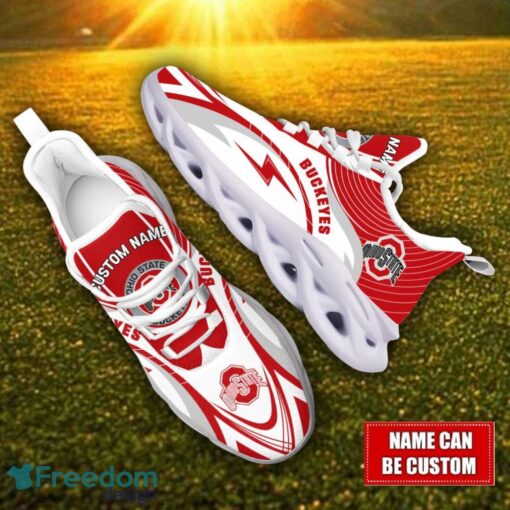 Custom Name Ohio State Buckeyes NCAA Max Soul Shoes Personalized Sneakers For Fans Product Photo 2