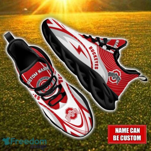 Custom Name Ohio State Buckeyes NCAA Max Soul Shoes Personalized Sneakers For Fans Product Photo 1