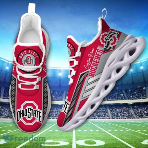 Custom Name Ohio State Buckeyes NCAA Max Soul Shoes Sneakers Personalized Shoes For Fans Product Photo 2