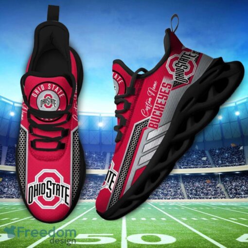 Custom Name Ohio State Buckeyes NCAA Max Soul Shoes Sneakers Personalized Shoes For Fans Product Photo 3