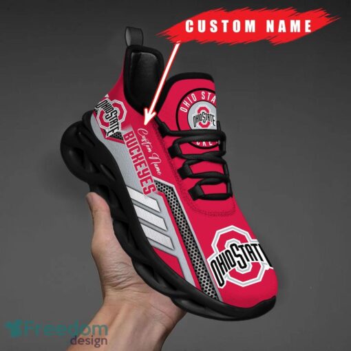 Custom Name Ohio State Buckeyes NCAA Max Soul Shoes Sneakers Personalized Shoes For Fans Product Photo 1