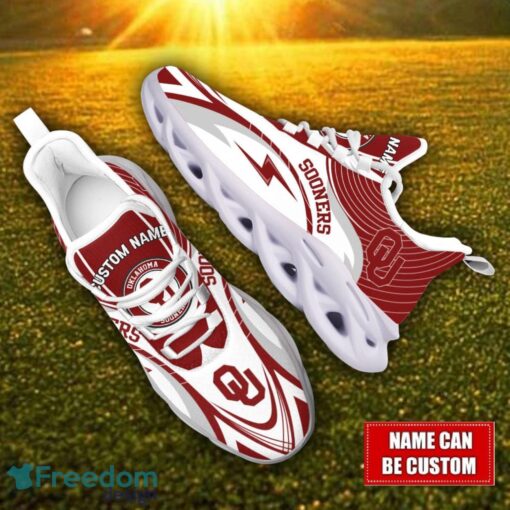 Custom Name Oklahoma Sooners NCAA Max Soul Shoes Personalized Sneakers For Fans Product Photo 2