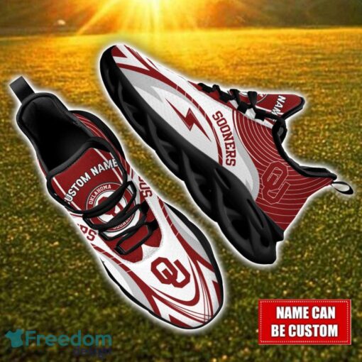 Custom Name Oklahoma Sooners NCAA Max Soul Shoes Personalized Sneakers For Fans Product Photo 1