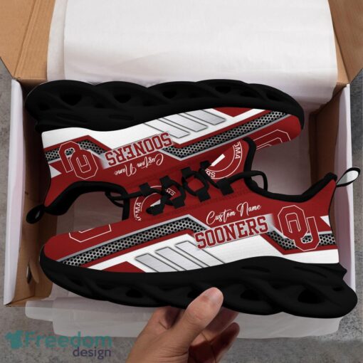 Custom Name Oklahoma Sooners NCAA Max Soul Shoes Sneakers Personalized Shoes For Fans Product Photo 4