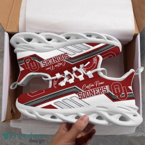 Custom Name Oklahoma Sooners NCAA Max Soul Shoes Sneakers Personalized Shoes For Fans Product Photo 5