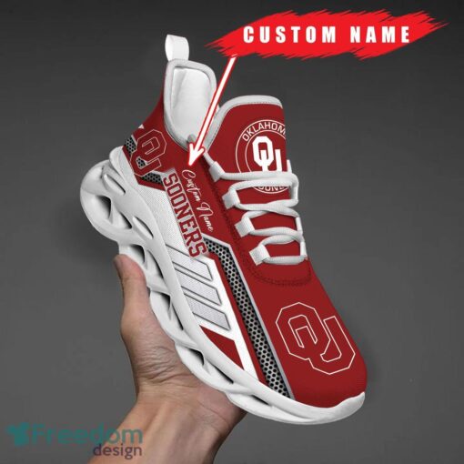 Custom Name Oklahoma Sooners NCAA Max Soul Shoes Sneakers Personalized Shoes For Fans Product Photo 6