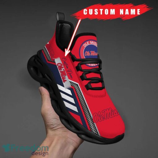 Custom Name Ole Miss Rebels NCAA Max Soul Shoes Sneakers Personalized Shoes For Fans Product Photo 1