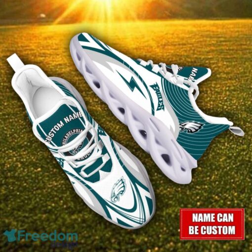 Custom Name Philadelphia Eagles NFL Max Soul Shoes Personalized Sneakers For Fans Product Photo 2