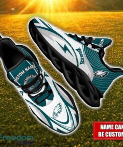 Custom Name Philadelphia Eagles NFL Max Soul Shoes Personalized Sneakers For Fans