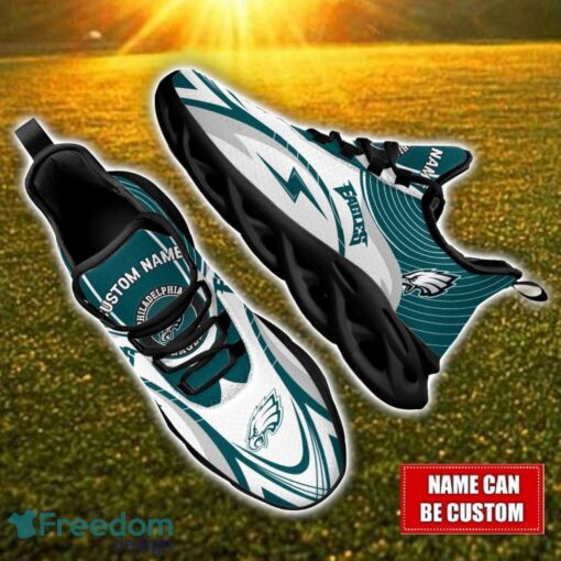 Custom Name Philadelphia Eagles NFL Max Soul Shoes Personalized Sneakers For Fans Product Photo 1