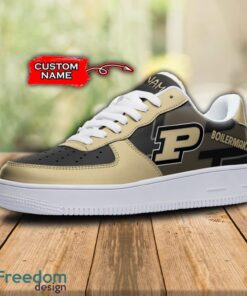 Custom Name Purdue Boilermakers NCAA AF1 Shoes Personalized Air Force Shoes For Fans Product Photo 2