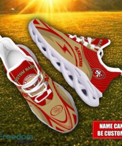 Custom Name San Francisco 49ers NFL Max Soul Shoes Personalized Sneakers For Fans Product Photo 2