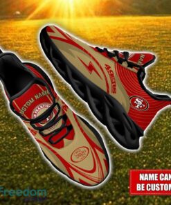 Custom Name San Francisco 49ers NFL Max Soul Shoes Personalized Sneakers For Fans