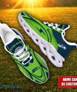 Custom Name Seattle Seahawks NFL Max Soul Shoes Personalized Sneakers For Fans Product Photo 2