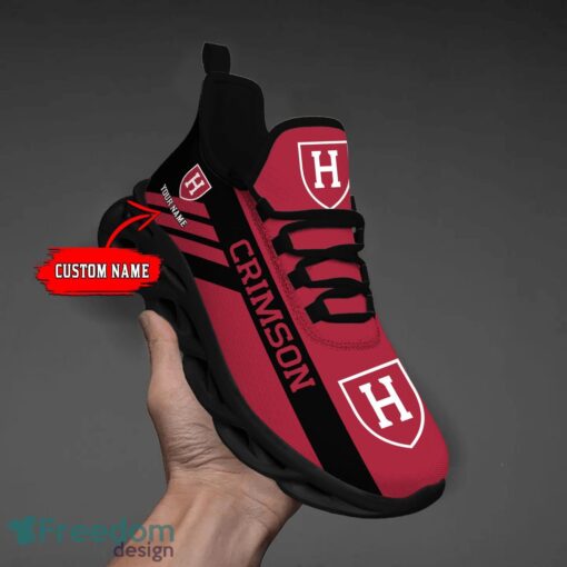 Custom Name Teams Harvard Crimson Personalize Max Soul Shoes Sport Sneakers Sport Gift Ideas Product Photo 1