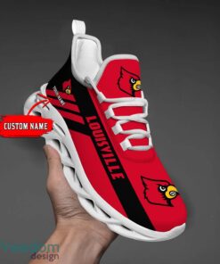 Custom Name Teams Louisville Cardinals Personalize Max Soul Shoes Sport Sneakers Sport Gift Ideas