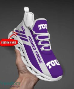 Custom Name Teams TCU Horned Frogs Personalize Max Soul Shoes Sport Sneakers Sport Gift Ideas