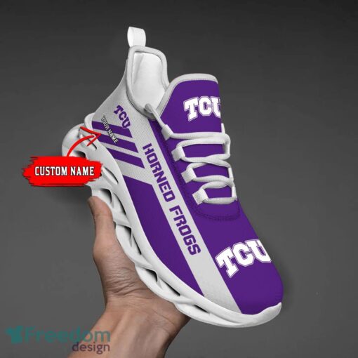 Custom Name Teams TCU Horned Frogs Personalize Max Soul Shoes Sport Sneakers Sport Gift Ideas Product Photo 1