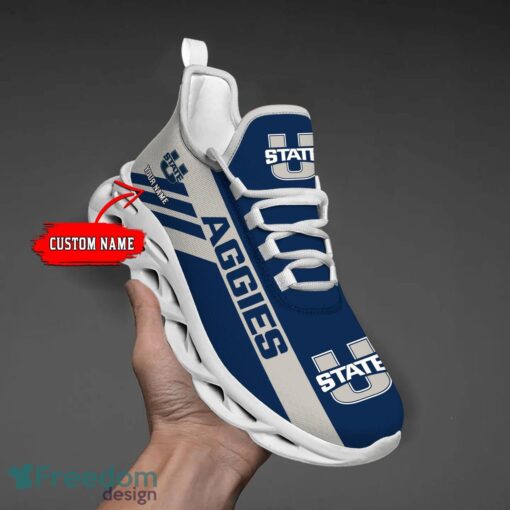 Custom Name Teams Utah State Aggies Personalize Max Soul Shoes Sport Sneakers Sport Gift Ideas Product Photo 1