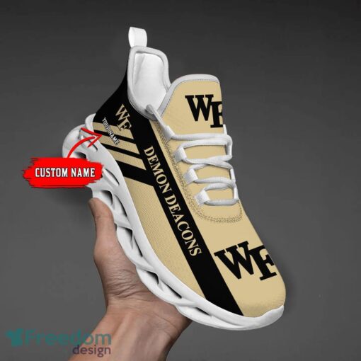 Custom Name Teams Wake Forest Demon Deacons Personalize Max Soul Shoes Sport Sneakers Sport Gift Ideas Product Photo 1