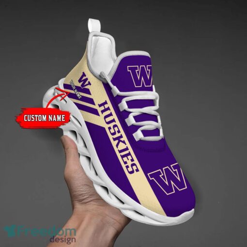 Custom Name Teams Washington Huskies Personalize Max Soul Shoes Sport Sneakers Sport Gift Ideas Product Photo 1