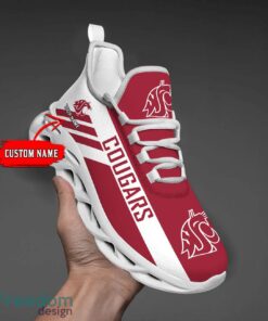 Custom Name Teams Washington State Cougars Personalize Max Soul Shoes Sport Sneakers Sport Gift Ideas