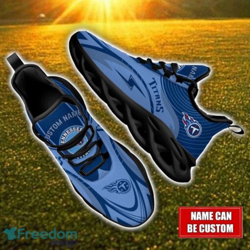 Custom Name Tennessee Titans NFL Max Soul Shoes Personalized Sneakers For Fans Product Photo 1