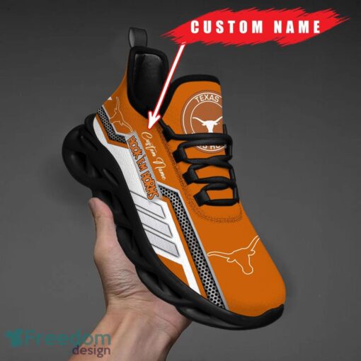 Custom Name Texas Longhorns NCAA Max Soul Shoes Sneakers Personalized Shoes For Fans Product Photo 1