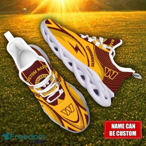 Custom Name Washington Commanders NFL Max Soul Shoes Personalized Sneakers For Fans Product Photo 2