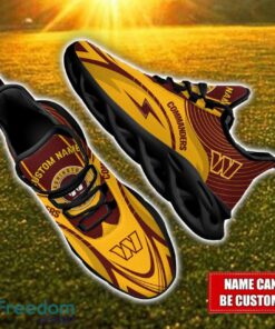 Custom Name Washington Commanders NFL Max Soul Shoes Personalized Sneakers For Fans