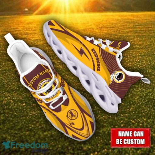 Custom Name Washington Redskins NFL Max Soul Shoes Personalized Sneakers For Fans Product Photo 2