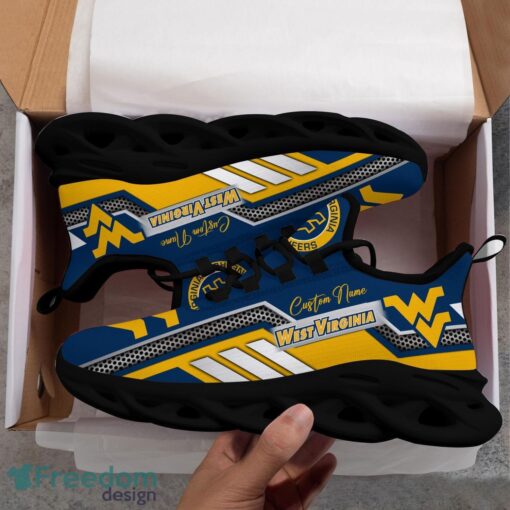 Custom Name West Virginia Mountaineers NCAA Max Soul Shoes Sneakers Personalized Shoes For Fans Product Photo 4