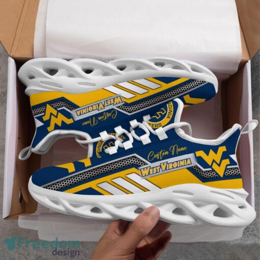 Custom Name West Virginia Mountaineers NCAA Max Soul Shoes Sneakers Personalized Shoes For Fans Product Photo 5